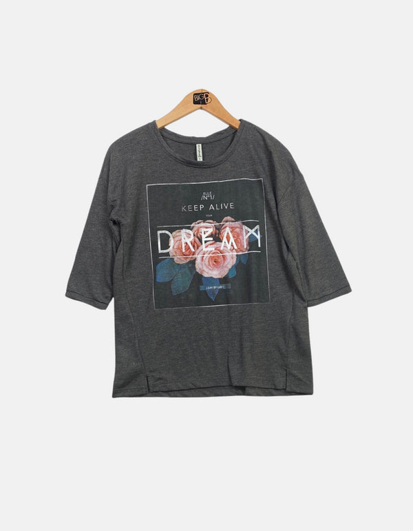 T-shirt gray colour FM